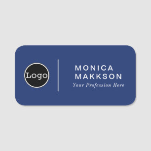 Enkel Namn, Logotyp och Namn bricka Namnbricka