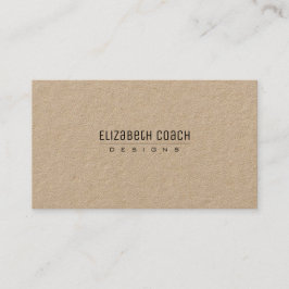 Enkel naturlig professionell visitkort