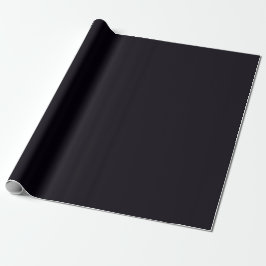 Enkel Naturlig Svart Färg Nyans Presentpapper