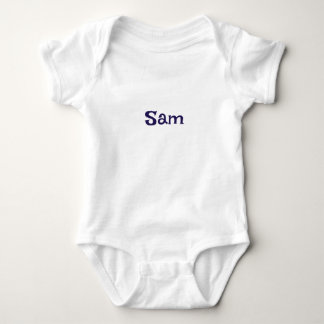 Enkel Navyskriven Personlig Namn T Shirt