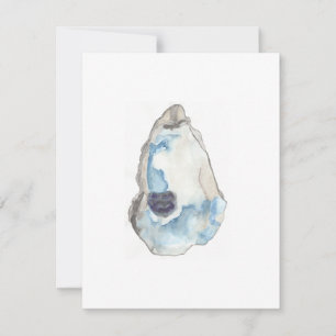 enkel notecard oyster art tack kort