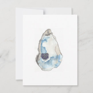 enkel notecard oyster art tack kort