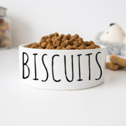 Enkel och bekväm Personlig av Biscuits Hund Bowl