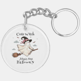 Enkel och Elegant Cute-häxa först Halloween