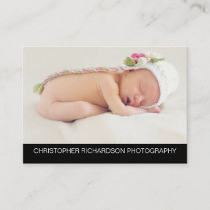 Enkel och elegant fotografi visitkort