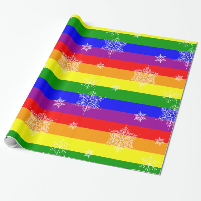 Enkel och Elegant Gay Jul Presentpapper (Utrullad)