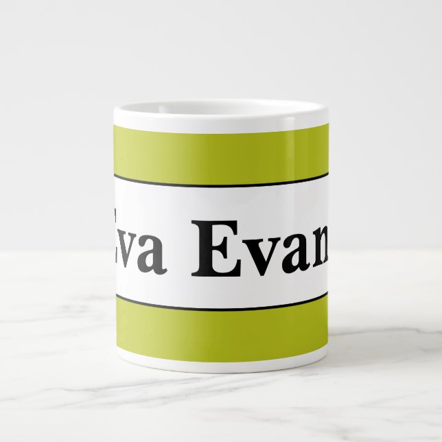 Enkel och Elegant Jumbo Mugg (Framsidan)