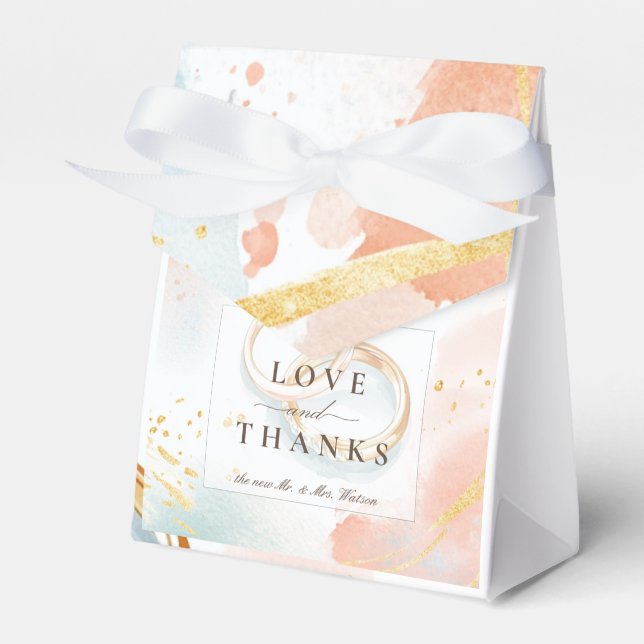 Enkel och Elegant Mjuk Chic Färg Presentaskar (Framsidan Sidan)