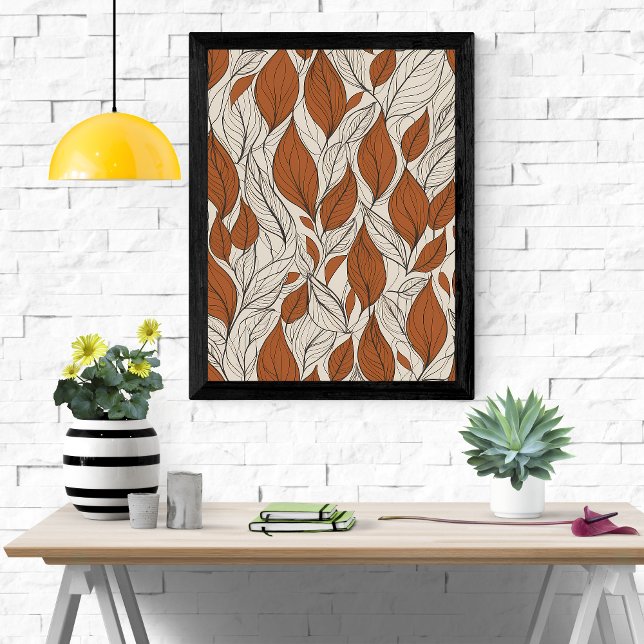 Enkel och Elegant: "Rustic Höst löv" Poster (Skapare uppladdad)