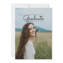 Enkel och elegant Student Party Inbjudan