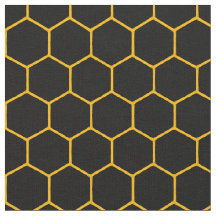 Enkel och elegant svartvit gult av honeykomb mönst