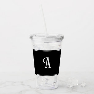 Enkel och Elegant Svartvitt Anpassningsbar - börja Take Away Mugg