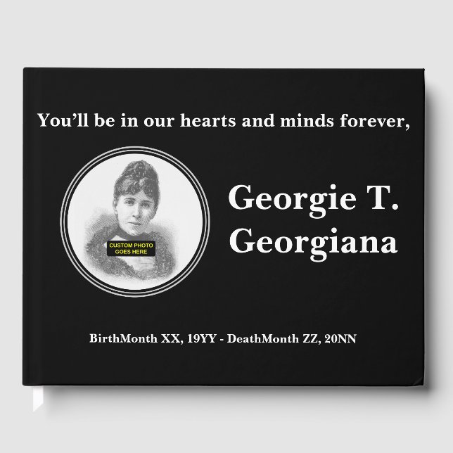 enkel och grundläggande minnesgäst Bok (Framsida)