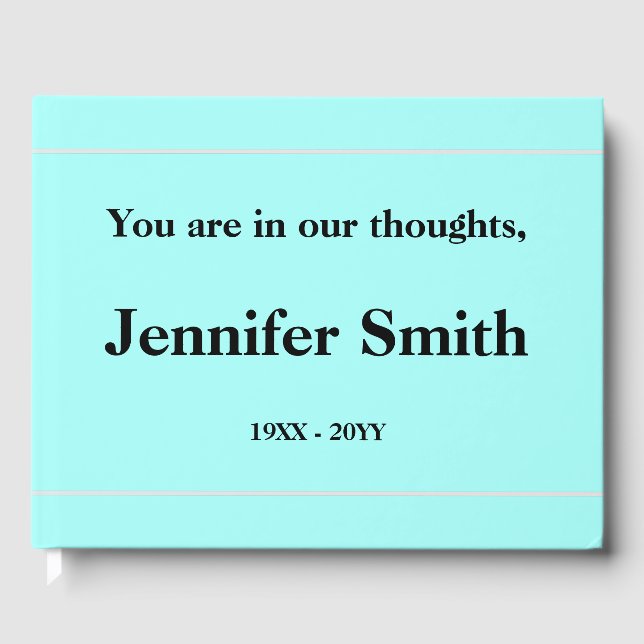 Enkel och Konservativ - funktionsbok Gästböcker (Framsida)