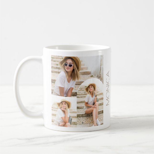 Enkel och modern fotosamling kaffemugg (Vänster)
