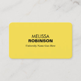 Enkel och modern Gult Student Student