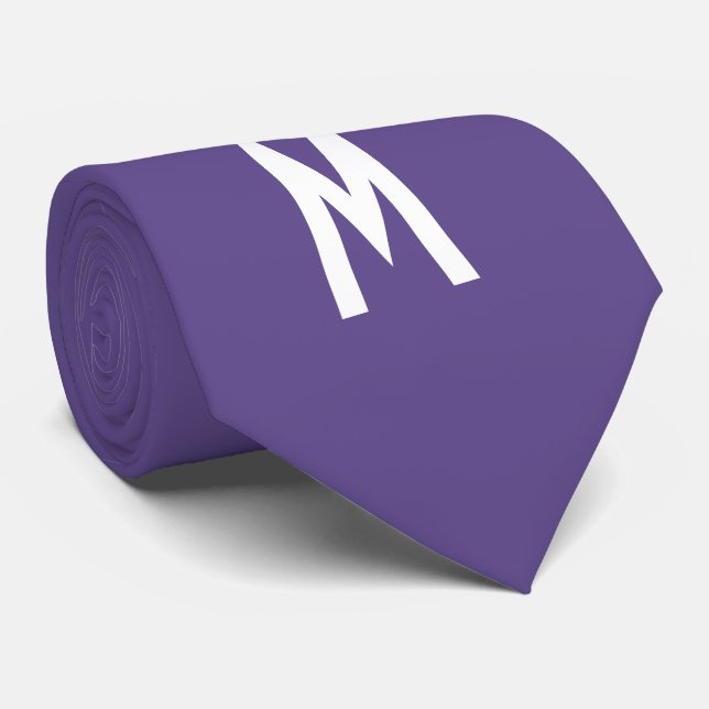 Enkel och modern ultraviolett slips (Rullad)