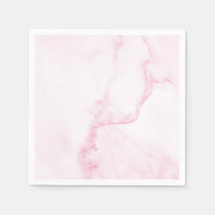 Enkel och Perfekt Rosa Marble Napkin Pappersservett
