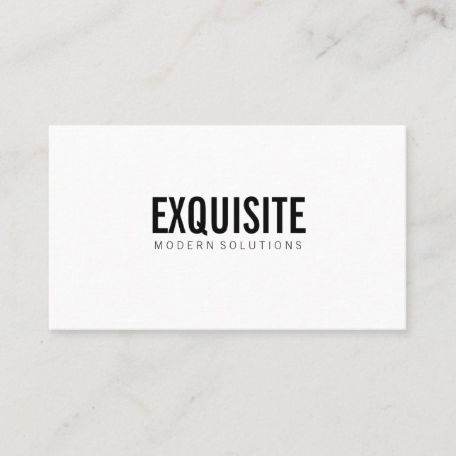 Enkel och Professionell med ikoner Visitkort (Framsida)