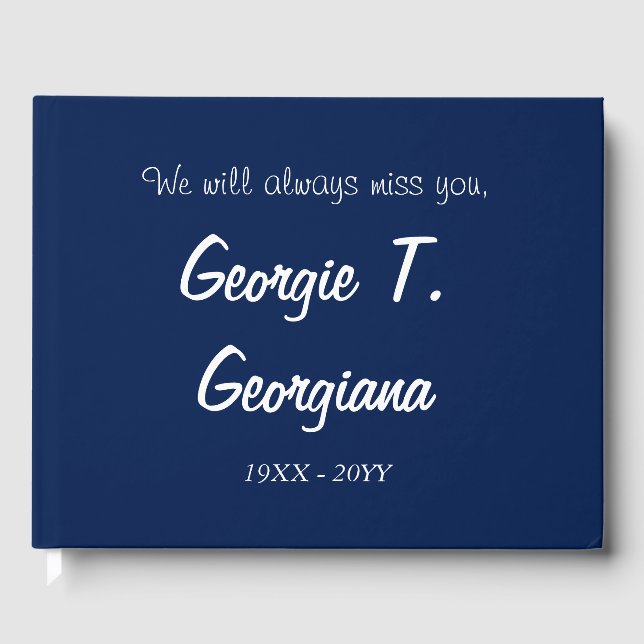 Enkel och ren Bok/minnesgäst Gästböcker (Framsida)