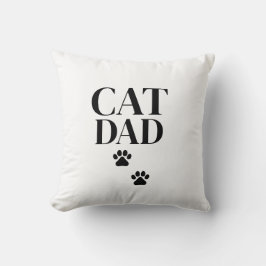 Enkel och söt kattpappa kudde