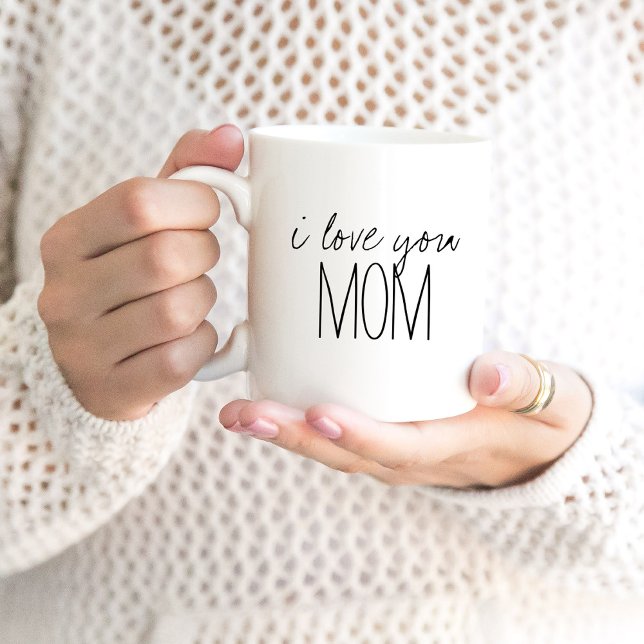 Enkel och söt Personlig I Kärlek You Mamma Kaffemugg (Skapare uppladdad)