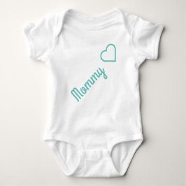 Enkel och söt text "mamma" t shirt