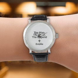 Enkel och svensk citattecken Personlig Pappa Gift Armbandsur