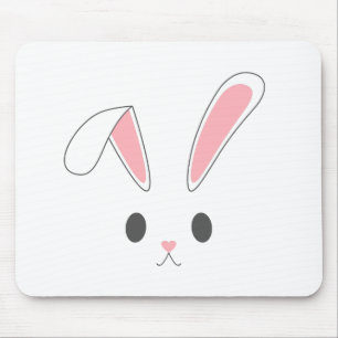 Enkel och tyst Påskhare   Mousepad Musmatta