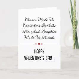 Enkel Office Coworking Valentines day Helgkort