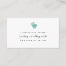 Enkel online för eukalyptus greenery bröllop OSA