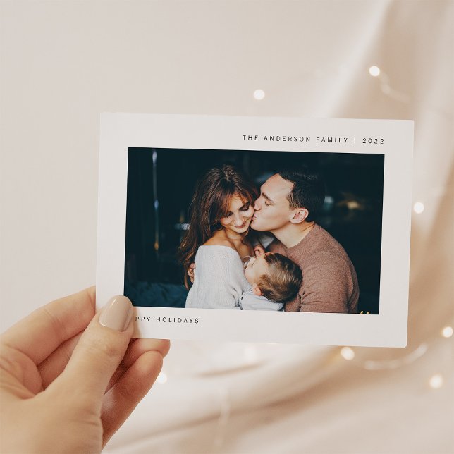 Enkel Önskemål | Minimalistiskt foto Helg Vykort (Skapare uppladdad)