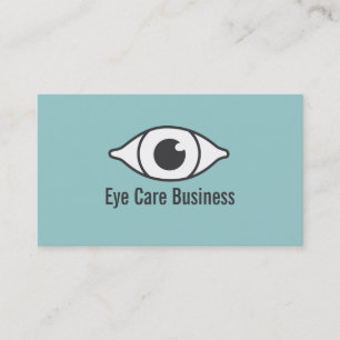 Enkel optometriker- & ögaspecialistvisitkort visitkort