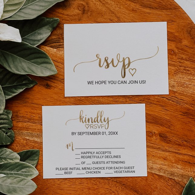 Enkel OSA kort för val av Guld Calligraphy-meny (Skapare uppladdad)