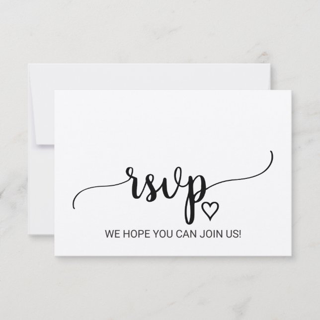 Enkel OSA kort för val av Kraft Calligraphy Menu C (Framsida)