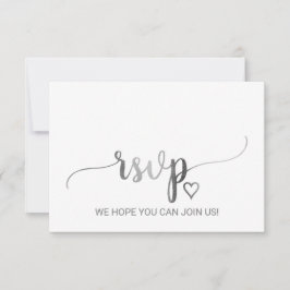 Enkel OSA kort för val av Silver Calligraphy-meny