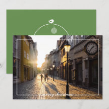 Enkel överläggningskort för God jul Ram