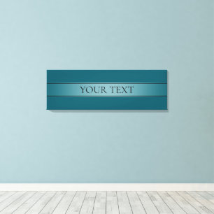 Enkel övertoning av Elegant Rand redigerbar Färg Canvastryck