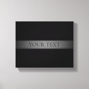 Enkel övertoning av Elegant Rand redigerbar Färg Canvastryck