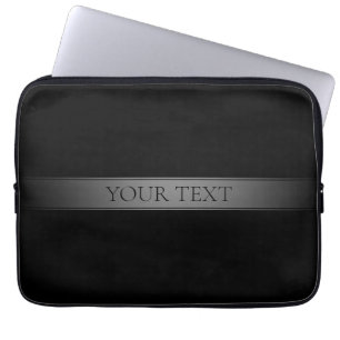 Enkel övertoning av Elegant Rand redigerbar Färg Laptop Fodral