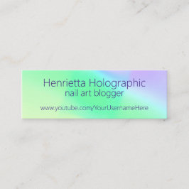 Enkel övertoning mini visitkort