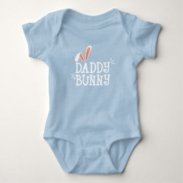 Enkel pappa Bunny Påsk Typografi | Bodykostym T Shirt