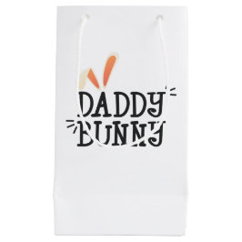 Enkel pappa Bunny Påsk Typografi | Gift Bag