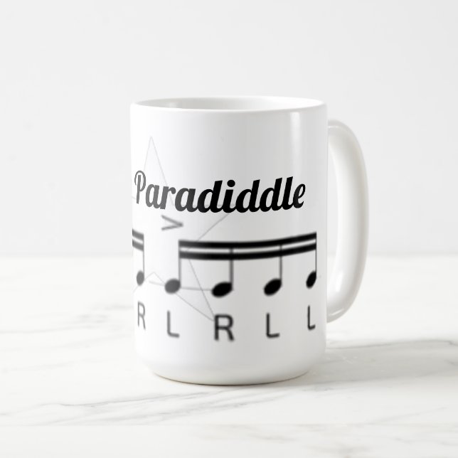 enkel paradiddle kaffemugg (Framsida höger)
