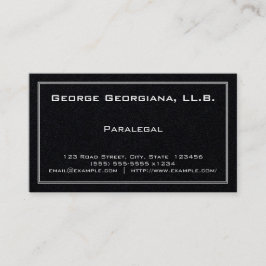 Enkel Paralegalvisitkort Visitkort