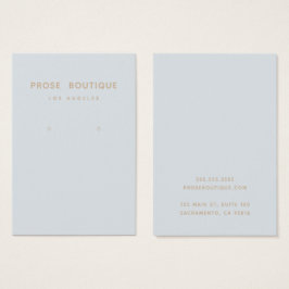 Enkel parisisk Visning Visitkort