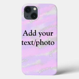 Enkel pastel glitter färgstark lägger till textfot