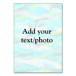 Enkel pastel glitter färgstark lägger till textfot bordsnummer