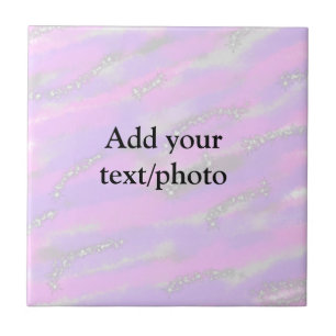 Enkel pastel glitter färgstark lägger till textfot kakelplatta