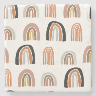 Enkel Pastel Rainbow Kids Stil Stenunderlägg